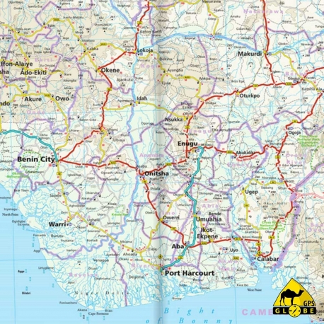 Westafrika (Küstenländer) - Touristische Karte - 1 : 2 200 000