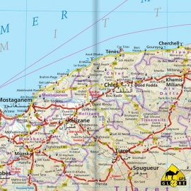 Algerien / Tunesien - Touristische Karte - 1 : 1 700 000