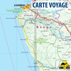 Angola - Touristische Karte - 1 : 1 400 000