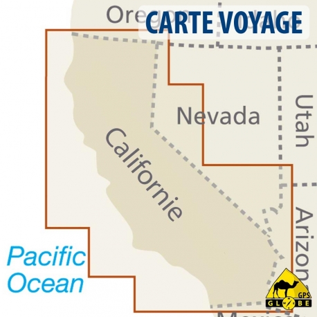 USA (Kalifornien) - Touristische Karte - 1 : 850 000