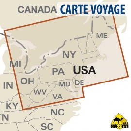 USA (Nord-Ost) - Touristische Karte - 1 : 1 250 000