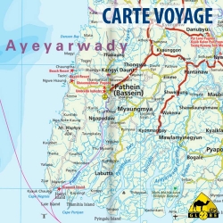Myanmar - Touristische Karte - 1 : 1 500 000