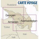 Kaukasus (Armenien / Georgien / Aserbaidschan) - Touristische Karte - 1 : 650 000
