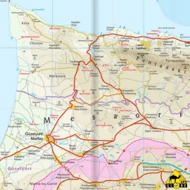Zypern - Touristische Karte - 1 : 150 000