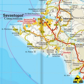 Krim - Touristische Karte - 1 : 340 000
