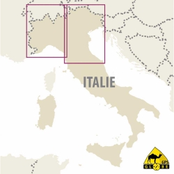 Norditalien - Touristische Karte - 1 : 400 000