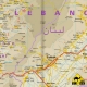 Libanon - Touristische Karte - 1 : 200 000