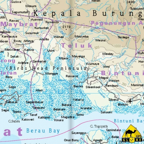 Papua / Neuguinea - Touristische Karte - 1 : 2 000 000