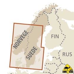 Skandinavien - Touristische Karte - 1 : 875 000