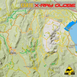 Griechenland + Kreta - X-Ray Globe - 1 : 30 000 TOPO