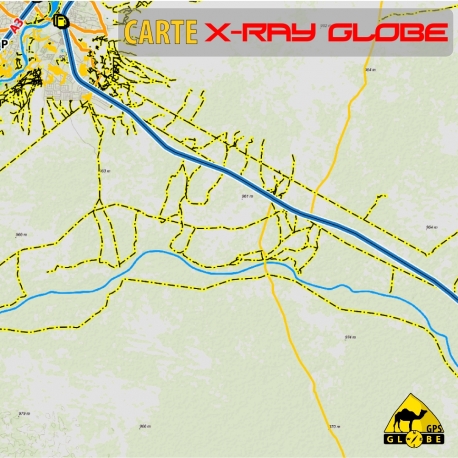 Botsuana - X-Ray Globe - 1 : 100 000 - TOPO
