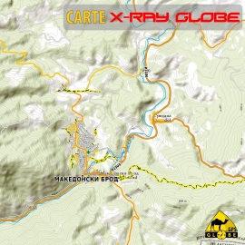 Mazedonien - X-Ray Globe - 1 : 30 000 TOPO