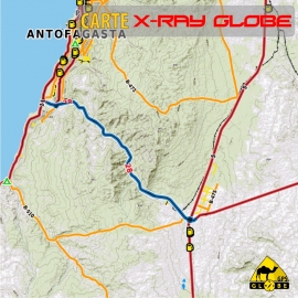 Chile - X-Ray Globe - 1 : 100 000 TOPO