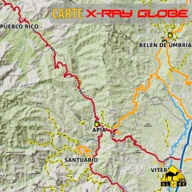 Kolumbien - X-Ray Globe - 1 : 100 000 TOPO