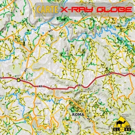 Lesotho - X-Ray Globe - 1 : 100 000 TOPO