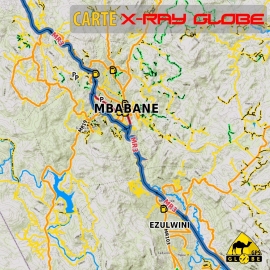 Swasiland - X-Ray Globe - 1 : 100 000 TOPO