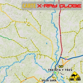 Uruguay - X-Ray Globe - 1 : 100 000 TOPO