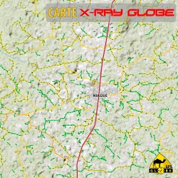 Elfenbeinküste - X-Ray Globe - 1 : 30 000 TOPO