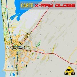 Mauretanien - X-Ray Globe - 1 : 100 000 TOPO
