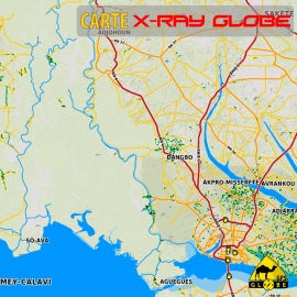 Benin - X-Ray Globe - 1 : 100 000 TOPO