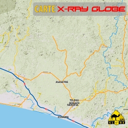 Ghana - X-Ray Globe - 1 : 30 000 TOPO